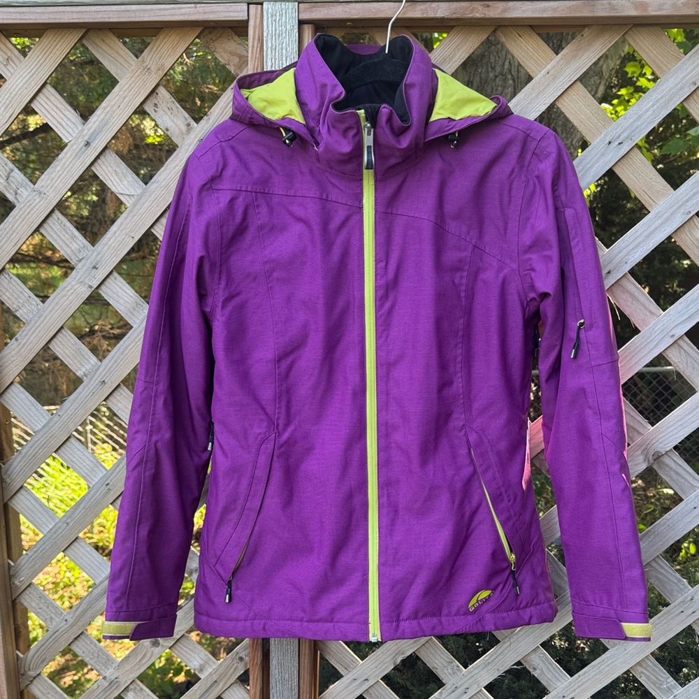 Golite Castle Peak Ski Jacket Purple Hooded Parka Size Small RARE